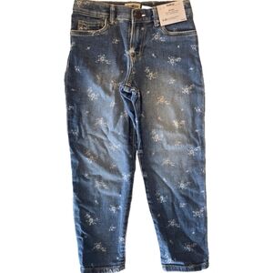 NWT OshKosh B'gosh Blue Floral Kids Jeans